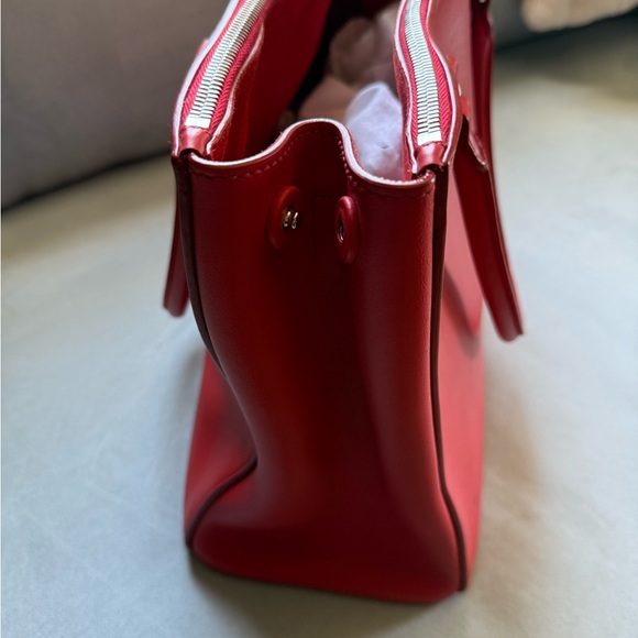 Prada Vibrant Red Saffiano Leather Tote - Picture 5 of 14